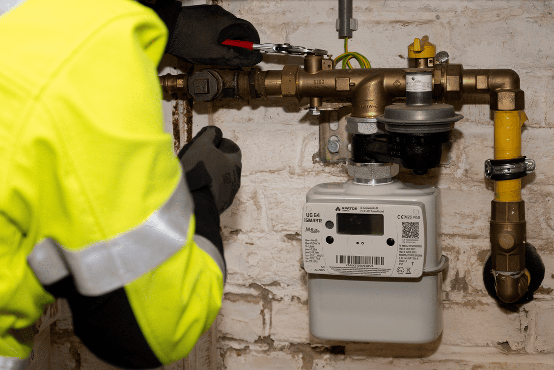 Digitale meterkast installatie